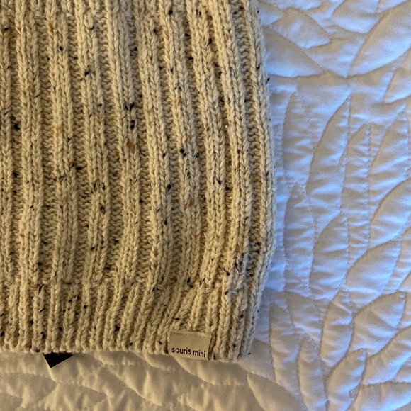 SOLD - NWT Cream Knitted Neck Warmer, child size - Picture 3 of 4